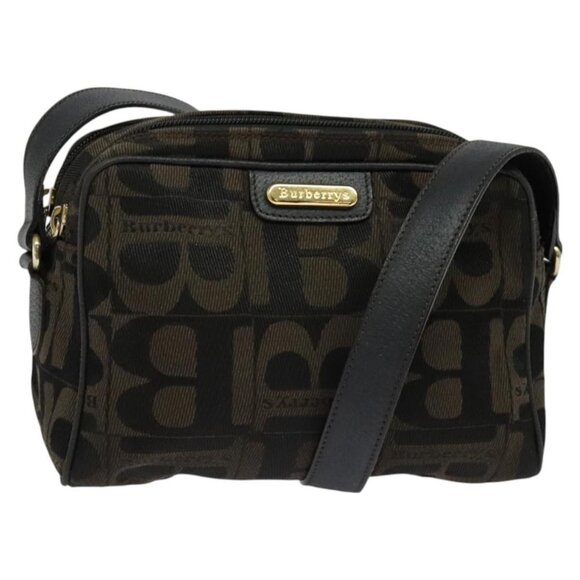 Burberry Handbags - Burberrys Nova Check Shoulder Bag Canvas Brown Gold Auth bs26786